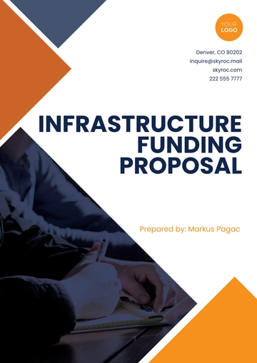 Free Infrastructure Funding Proposal Template to Edit Online