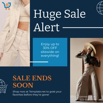 Free E-Commerce Instagram Post Template to Edit Online