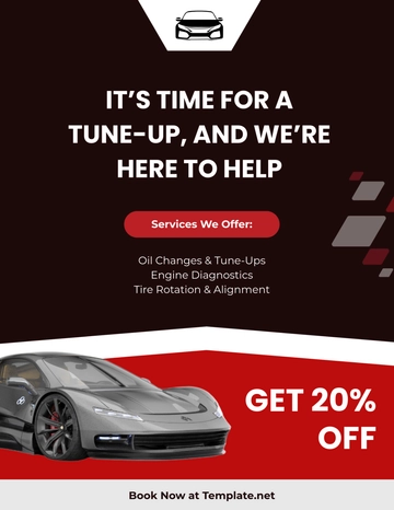 Free Automotive Flyer Template to Edit Online
