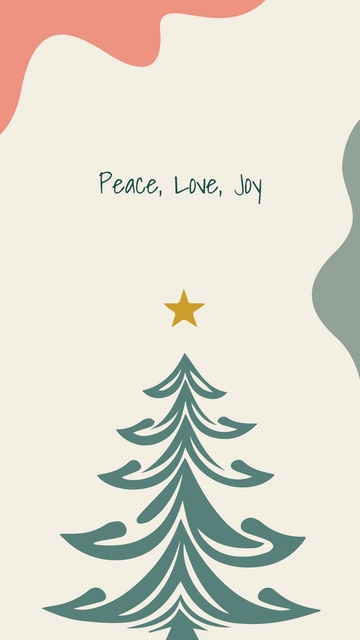 Free Aesthetic Christmas Wallpaper Template to Edit Online