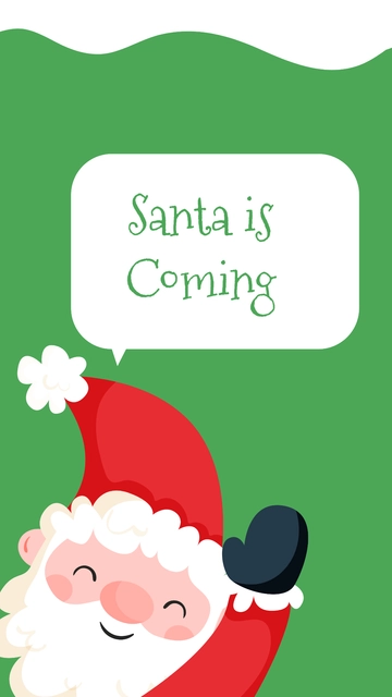 Free Santa Claus Wallpaper Template to Edit Online
