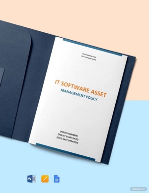 IT Software Asset Management Policy Template