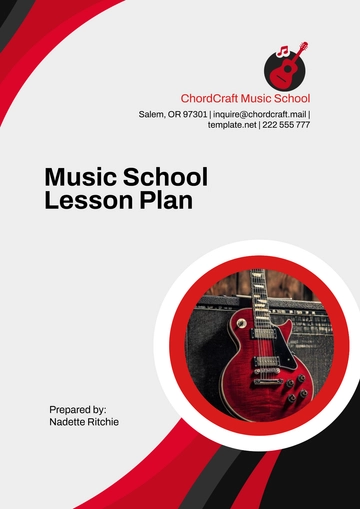 Free Music School Lesson Plan Template to Edit Online Free Music School Lesson Plan Template to Edit Online