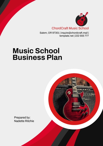 Free Music School Business Plan Template to Edit Online