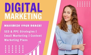 Free Fiverr Digital Marketing Template to Edit Online