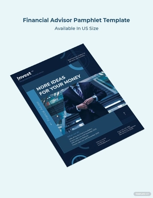 Financial Advisor Pamphlet Template