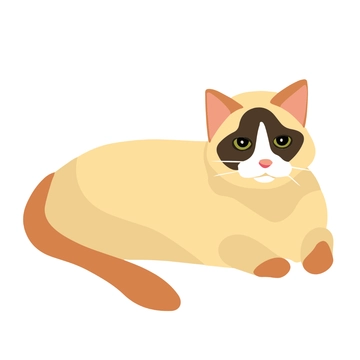 Free Cat Sitting Clipart to Edit Online