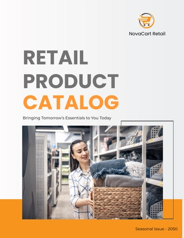 Free Retail Product Catalog Template to Edit Online