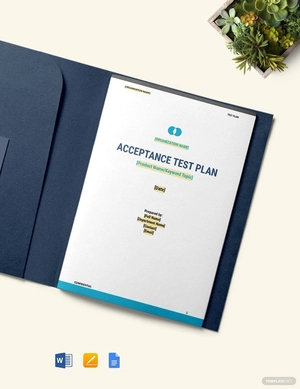 Acceptance Test Plan Template Acceptance Test Plan Template