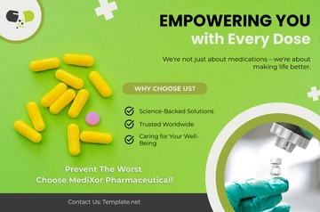 Free Pharmaceutical Banner Template to Edit Online