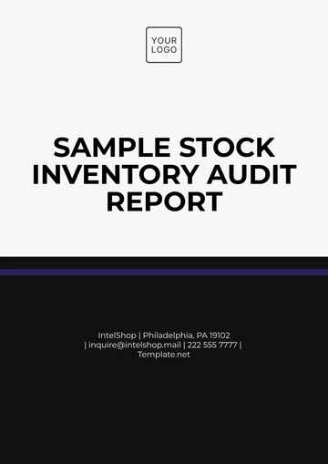 Free Sample Stock Inventory Audit Report Template to Edit Online Free Sample Stock Inventory Audit Report Template to Edit Online