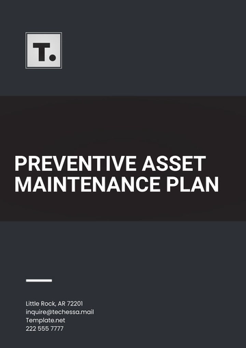 Free Preventive Asset Maintenance Plan Template to Edit Online