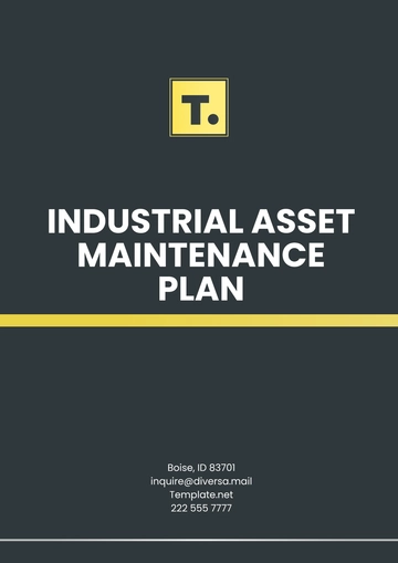 Free Industrial Asset Maintenance Plan Template to Edit Online