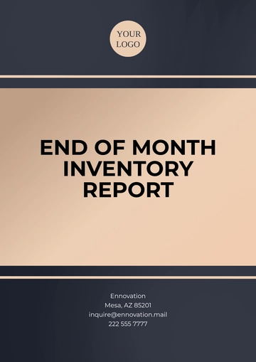 Free End-of-Month Inventory Report Template to Edit Online Free End-of-Month Inventory Report Template to Edit Online
