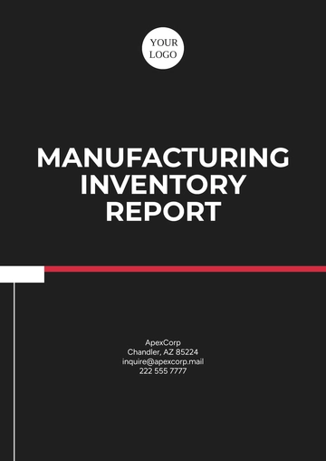Free Manufacturing Inventory Report Template to Edit Online Free Manufacturing Inventory Report Template to Edit Online