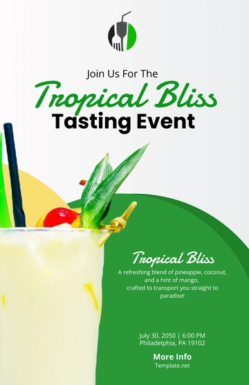 Free Food and Beverage Event Poster Template to Edit Online