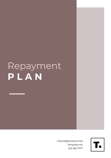 Free Repayment Plan Format Template to Edit Online