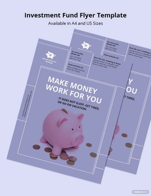 Investment Fund Flyer Template