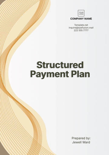 Free Structured Payment Plan Template to Edit Online
