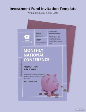 Investment Fund Invitation Template