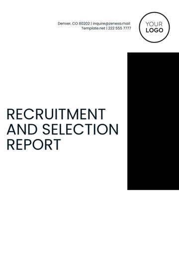 Free Recruitment and Selection Report Template to Edit Online