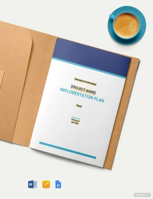 Software Project Implementation Plan Template