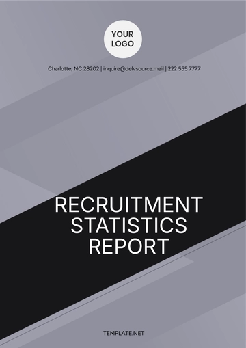 Free Recruitment Statistics Report Template to Edit Online