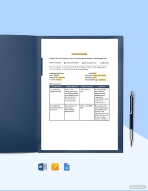 Software Employee Training Plan Template
