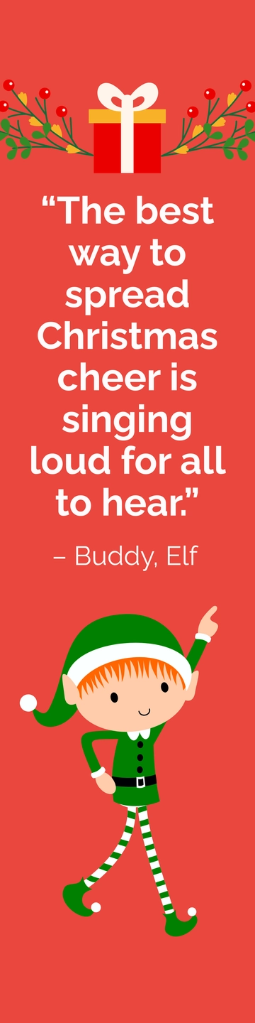 Free Christmas Bookmark for Students Template to Edit Online