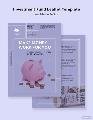 Investment Fund Leaflet Template