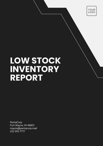 Free Low Stock Inventory Report Design Template to Edit Online Free Low Stock Inventory Report Design Template to Edit Online