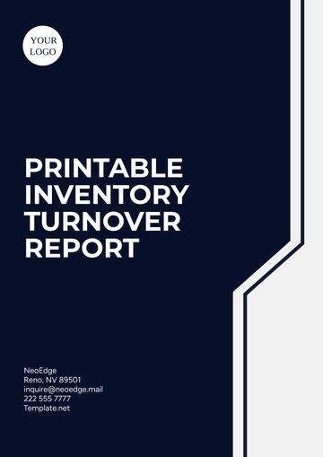 Free Printable Inventory Turnover Report Template to Edit Online Free Printable Inventory Turnover Report Template to Edit Online