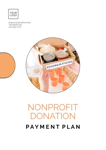 Free Nonprofit Donation Payment Plan Template to Edit Online