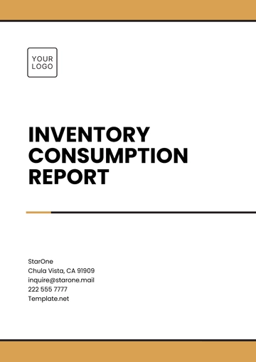 Free Inventory Consumption Report Template to Edit Online Free Inventory Consumption Report Template to Edit Online