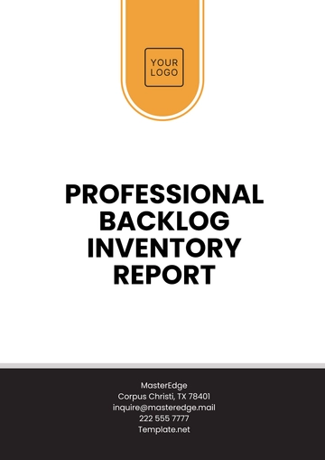 Free Professional Backlog Inventory Report Template to Edit Online Free Professional Backlog Inventory Report Template to Edit Online