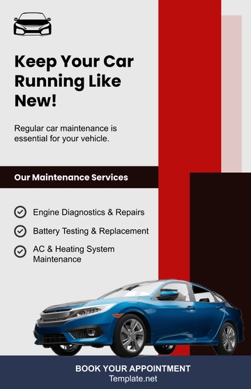 Free Automotive Poster Template to Edit Online