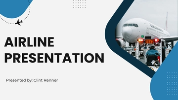 Free Airline Presentation Template to Edit Online