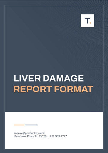 Free Liver Damage Report Format Template to Edit Online