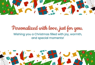 Free Custom Christmas Card Template to Edit Online