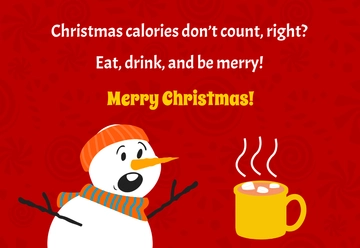 Free Funny Christmas Card Template to Edit Online