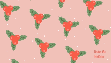 Free Preppy Christmas iPad Wallpaper Template to Edit Online