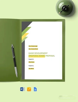 Game Development Proposal Template Game Development Proposal Template