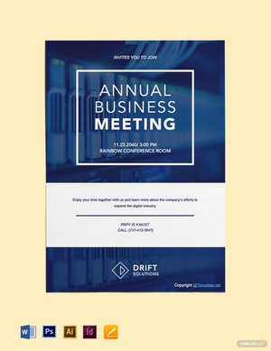 Modern IT Company Invitation Template