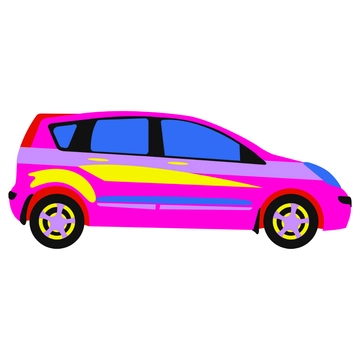 Free Colorful Car Clipart to Edit Online