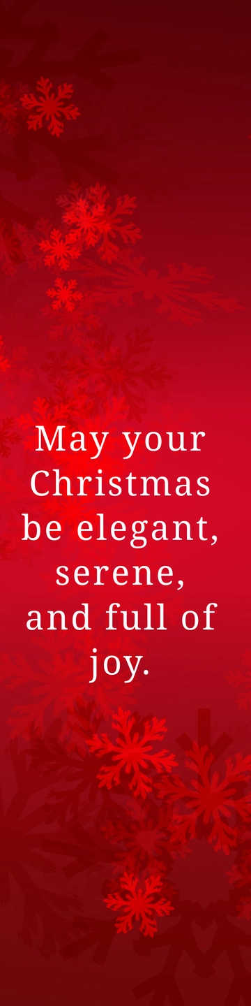 Free Christmas Bookmark for Adults Template to Edit Online