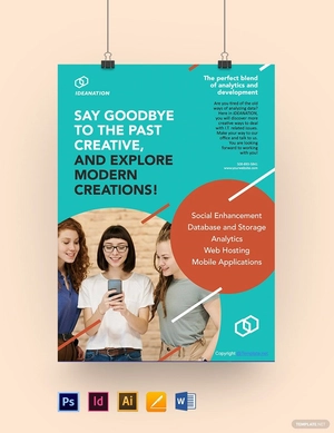 Creative Software Poster Template