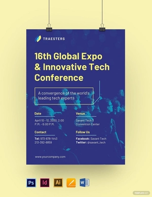 IT Conference Poster Template