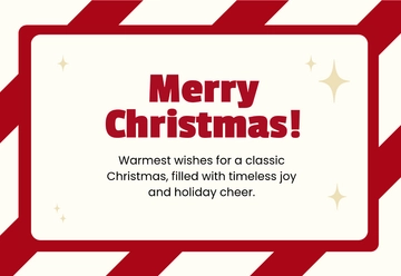 Free Vintage Christmas Card Template to Edit Online