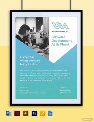 Software Developer Poster Template