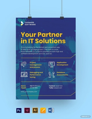 Software Development Poster Template